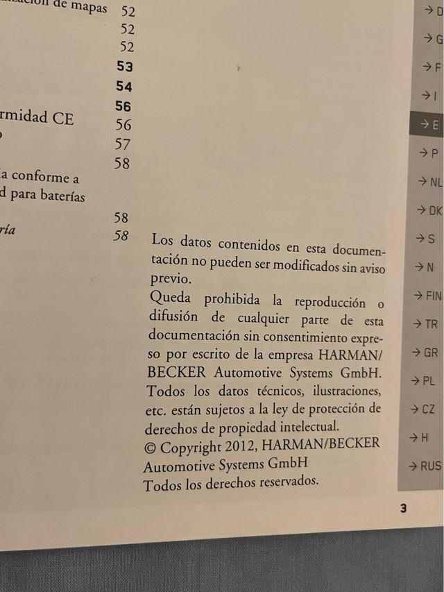 BECKER MAP PILOT. Manual Instrucciones Español