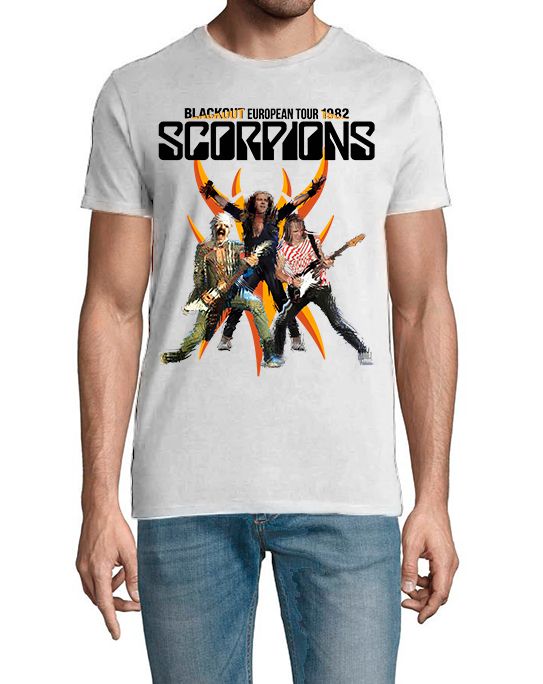 SCORPIONS Blackout Tour 1982 / Camiseta Rock sizeM