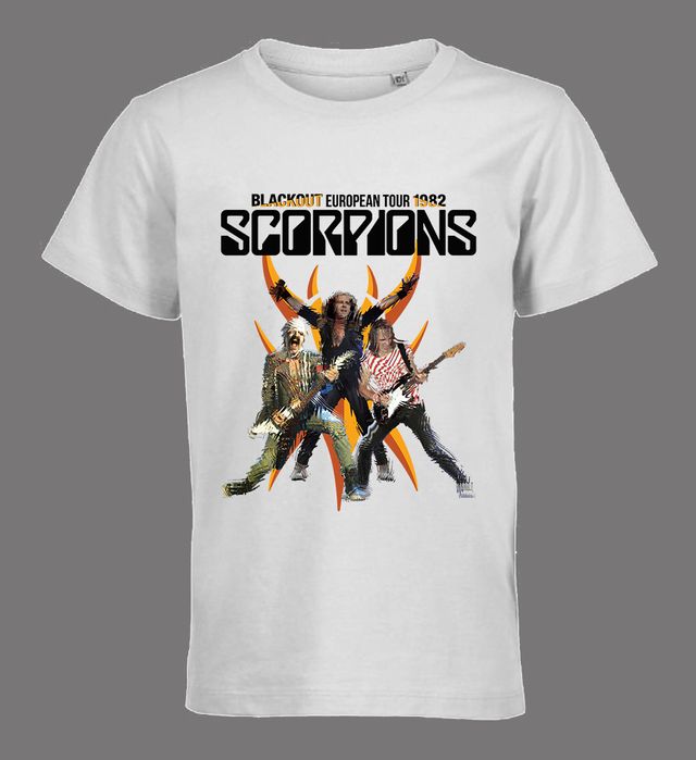 SCORPIONS Blackout Tour 1982 / Camiseta Rock sizeM