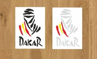 Kit pegatinas Dakar bandera España 