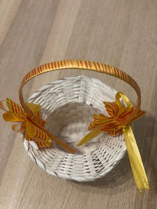 Cesta mimbre pequeña