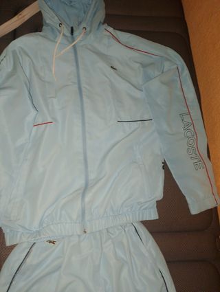 Chandal lacoste azul