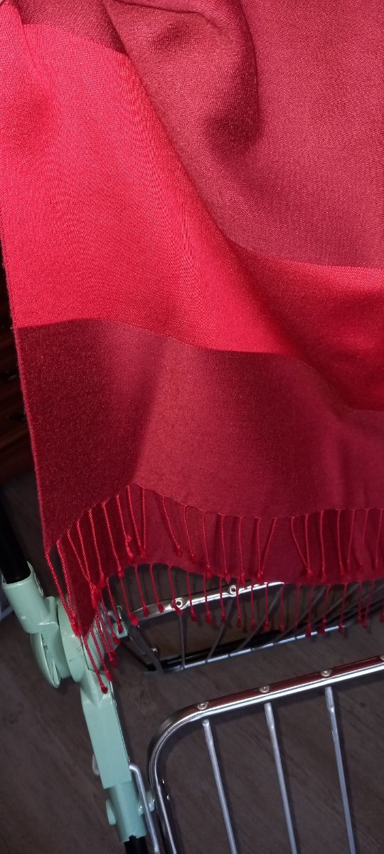 Sciarpa stola rossa bordeaux