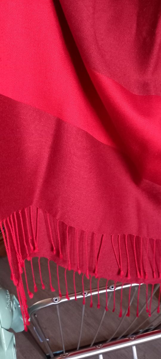 Sciarpa stola rossa bordeaux