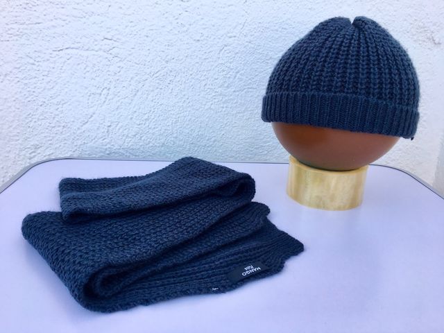 Conjunto gorro y bufanda infantil