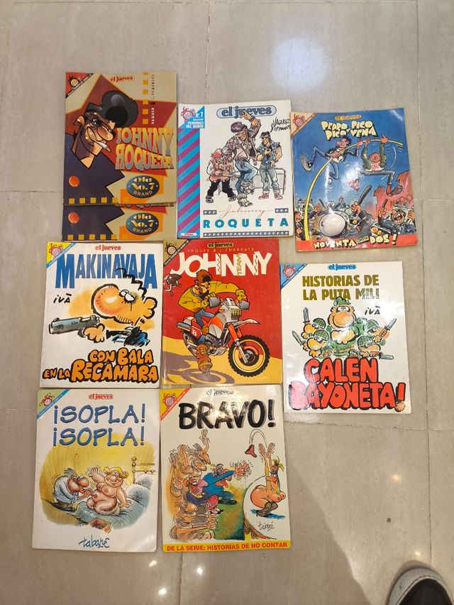 LOTE ENTERO COMICS PENDONES DEL HUMOR EL JUEVES
