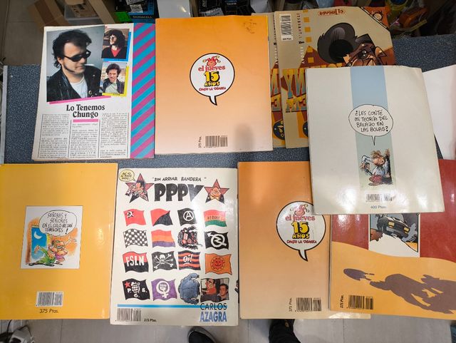 LOTE ENTERO COMICS PENDONES DEL HUMOR EL JUEVES