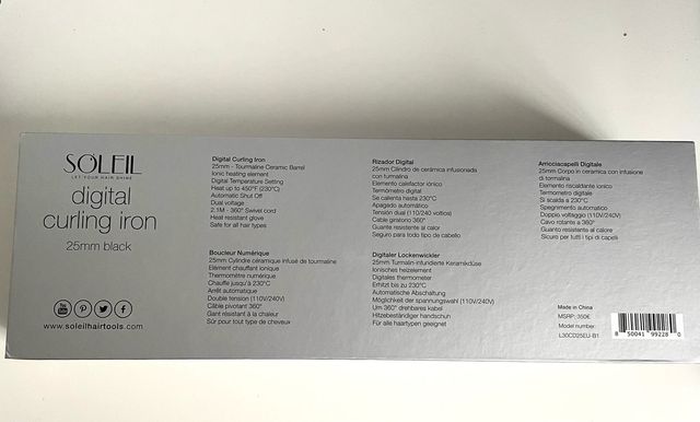 Soleil Beauty Rizador Cerámica Profesional