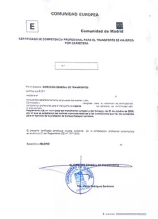 Titulo transportista