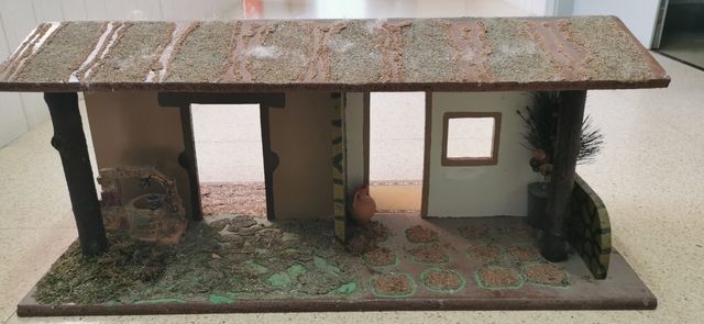 Casa para Belén de madera