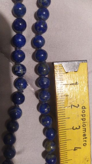 Collana lapislazzuli con fermaglio oro 750 18k vin