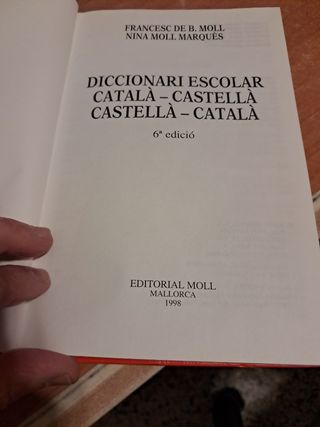 Diccionario català-castellà