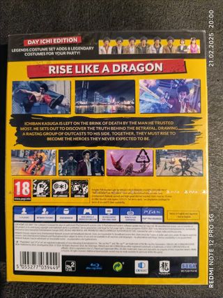 Like a dragon Steelbook Edition ps4