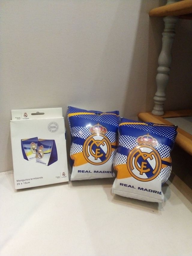 MANGUITOS DE PLAYA REAL MADRID, OFICIAL Y NUEVO!