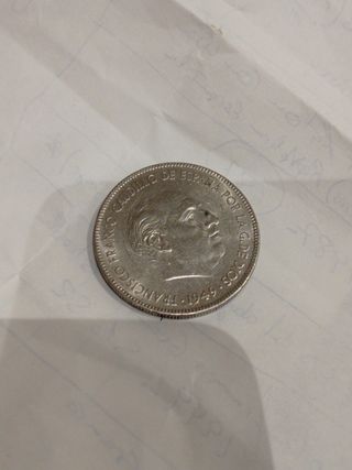 5 pesetas franco 1949