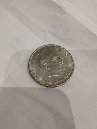 5 pesetas franco 1949