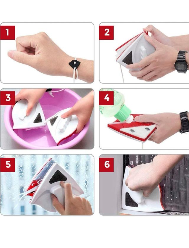 Edihome Limpiador de Cristales Magnético