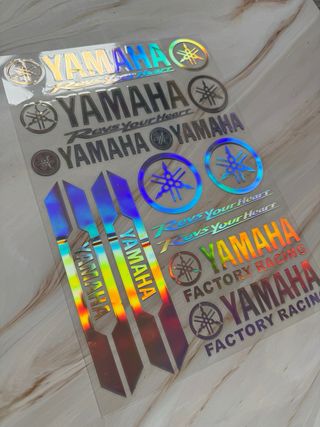 PACK PEGATINAS VINILO MOTO YAMAHA LOGO R1 R3 R6 MT