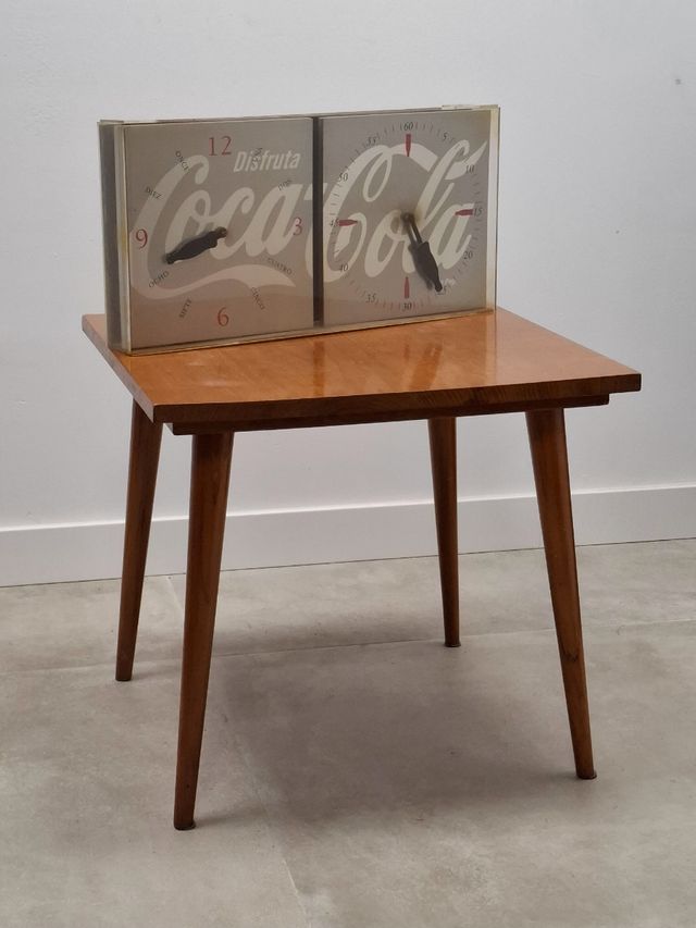 Reloj doble publicidad Coca Cola