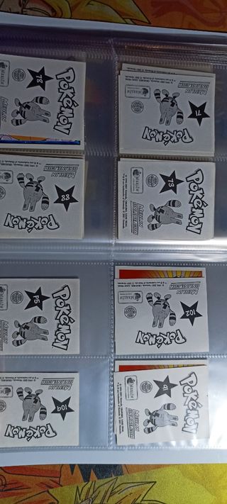 Cromos Pokémon Merlín 1 y 3