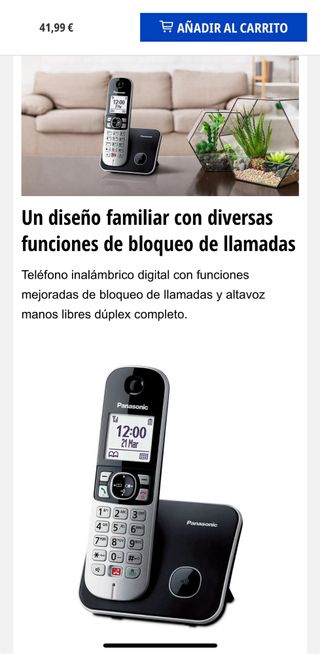 Telefono inalambrico Philips