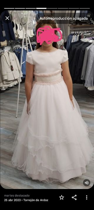 Vestido de comunión Lola Rosillo