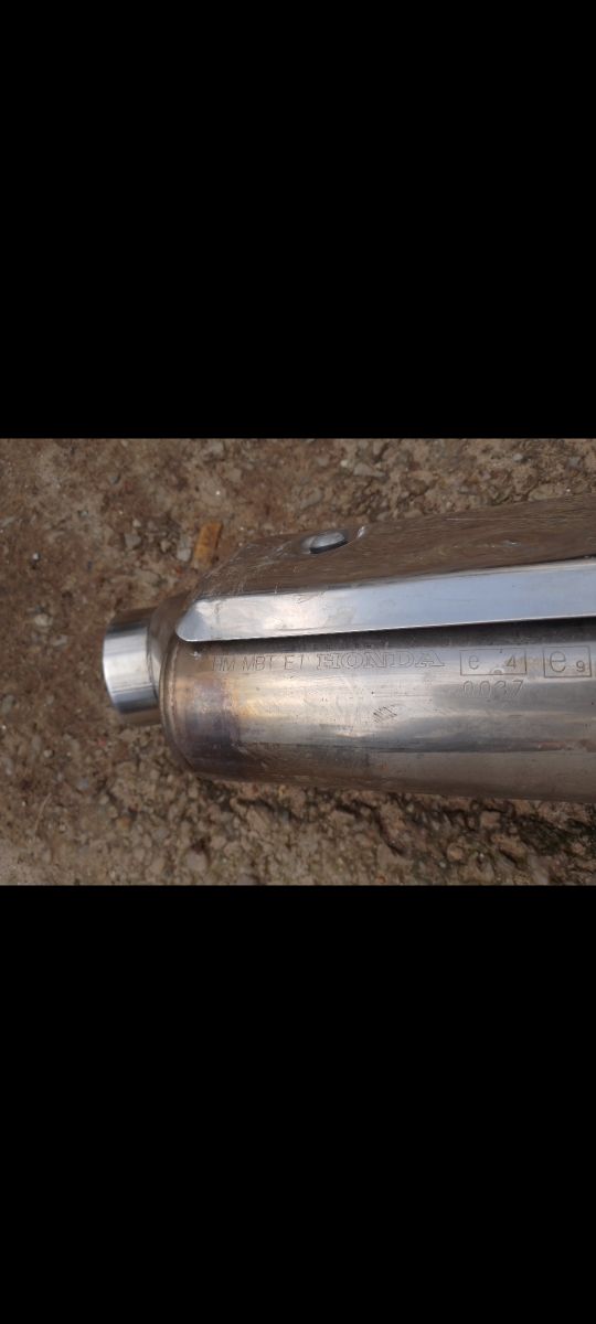 escape de moto de honda