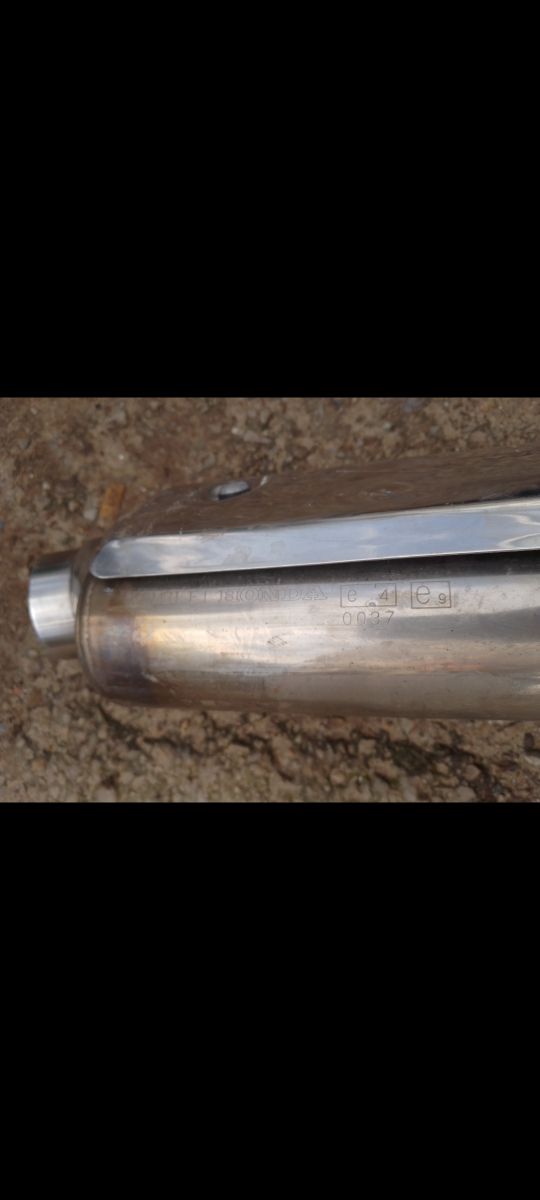 escape de moto de honda