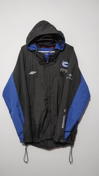 Chaqueta cortavientos Umbro deportivo alavés 2000 