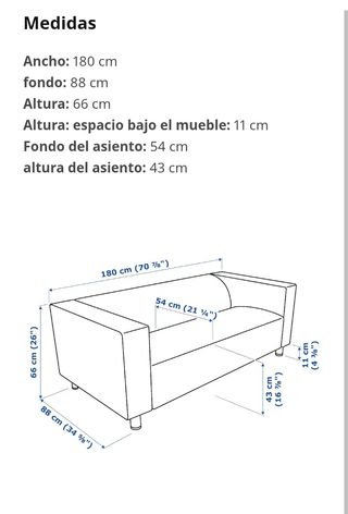 Sofá 2 plazas