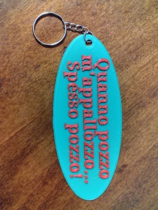 Portachiavi dialetto Ternano