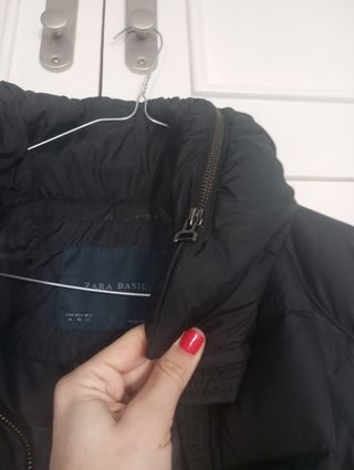 Abrigo de Zara negro de mujer