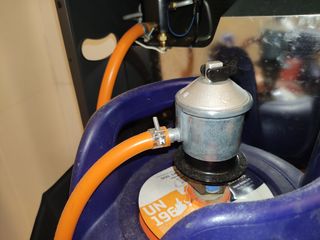 Calefactor estufa gas. Clase A
