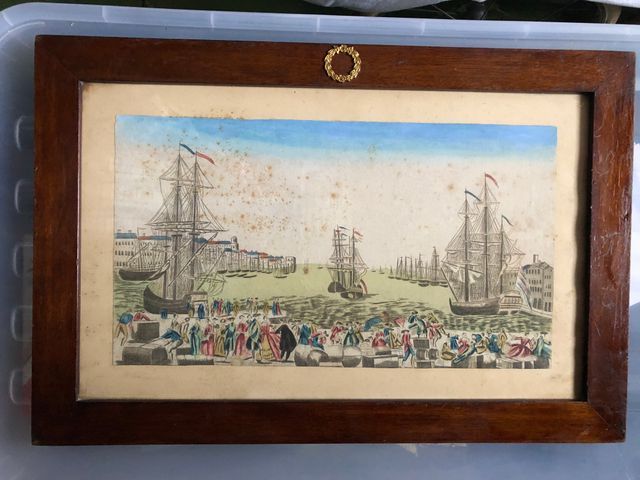 Enbarquement des Francois l'Isle Cayenne Rochefort