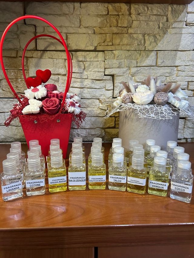3 bott.25ml fragranze per cera