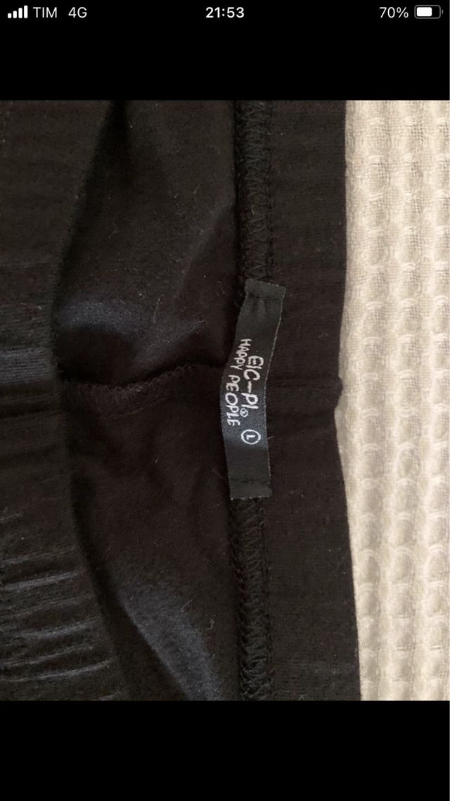 Leggins EICPI HAPPY PEOPLE neri