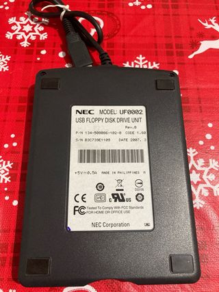 Disquetera Externa NEC Discos 3 y Medio