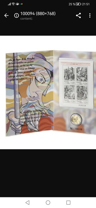 CARTERA MONEDA DON QUIJOTE