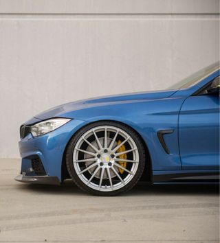 Pack llantas concavas 9y10x20 5x120 plata