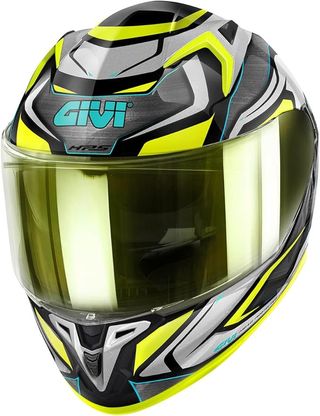 Casco givi 50.9 integral atomic negro gris amarill