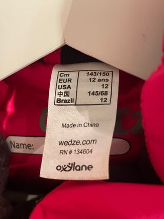 Precioso buzo esqui niña