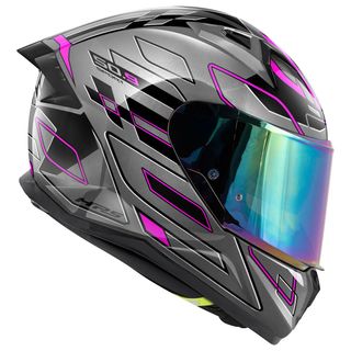 Casco givi 50.9 integral asault titanio rosa 