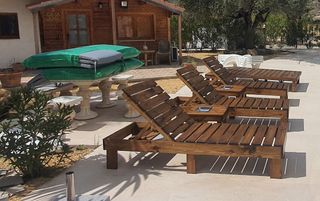 Tumbonas Reposeras Hamacas piscina terraza