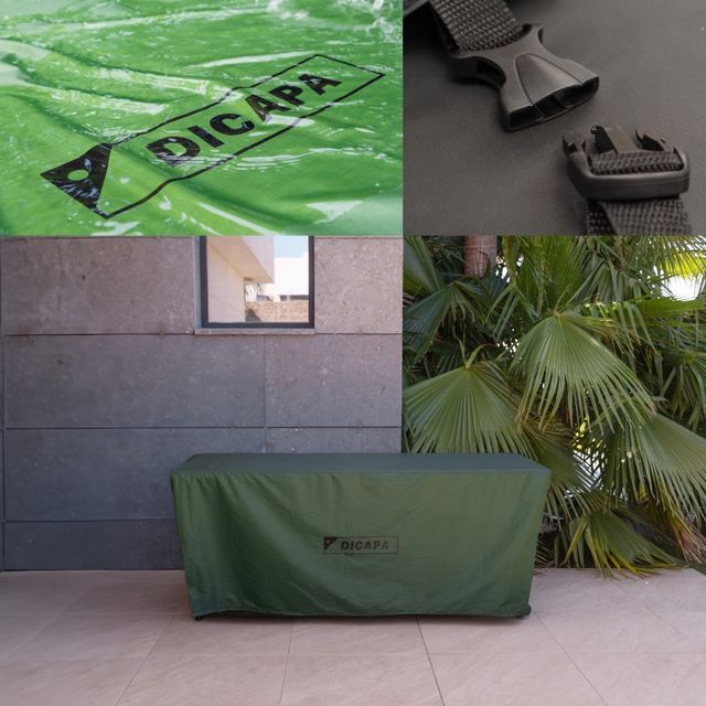 Copertura per mobili da giardino verde