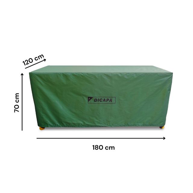 Copertura per mobili da giardino verde