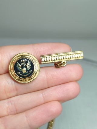 Broche de cadena oro 9k Regia Marina Italiana