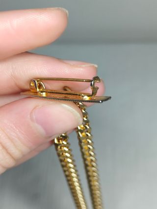 Broche de cadena oro 9k Regia Marina Italiana