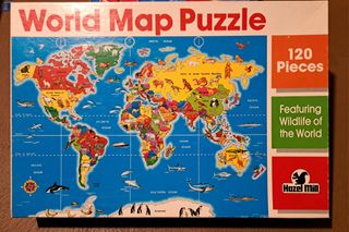 World Map Puzzle 120 pezzi