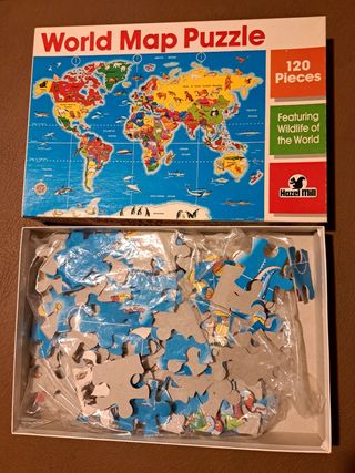 World Map Puzzle 120 pezzi