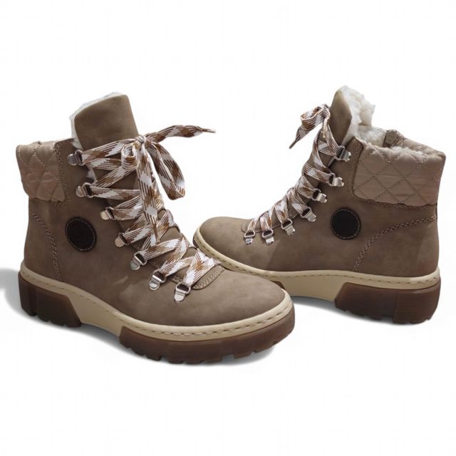 Botas Rieker Beige Talla-38